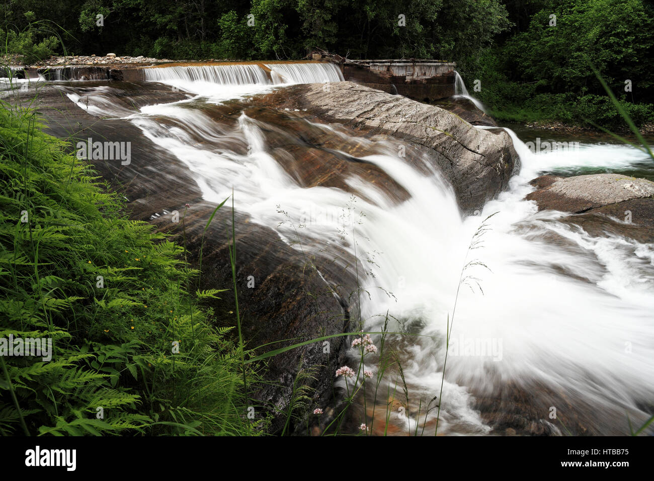 Schnell in Sjona, in der Nähe von Mo ich Rana, Norwegen Stockfoto