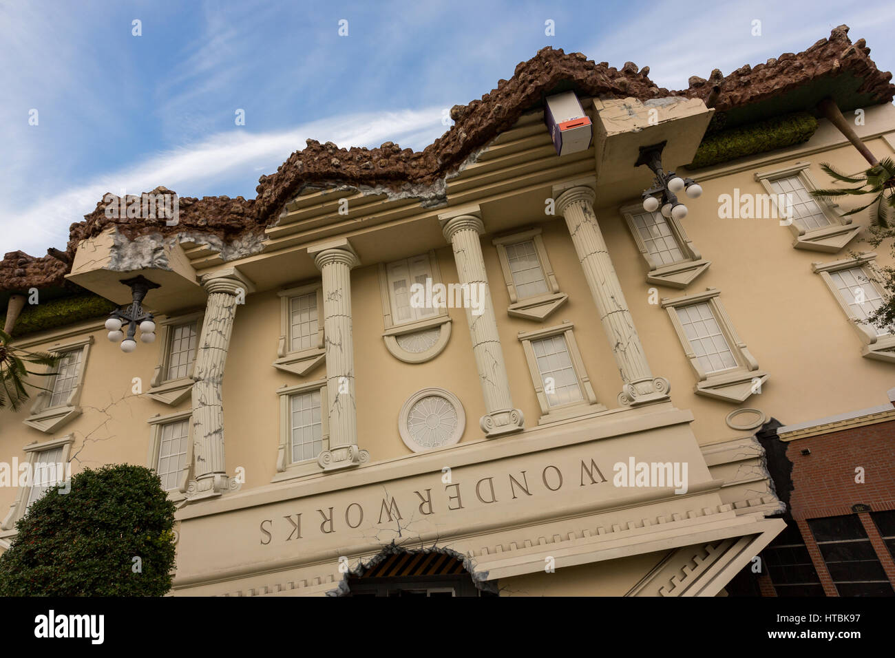 WonderWorks Vergnügungspark in Orlando, Florida. Stockfoto
