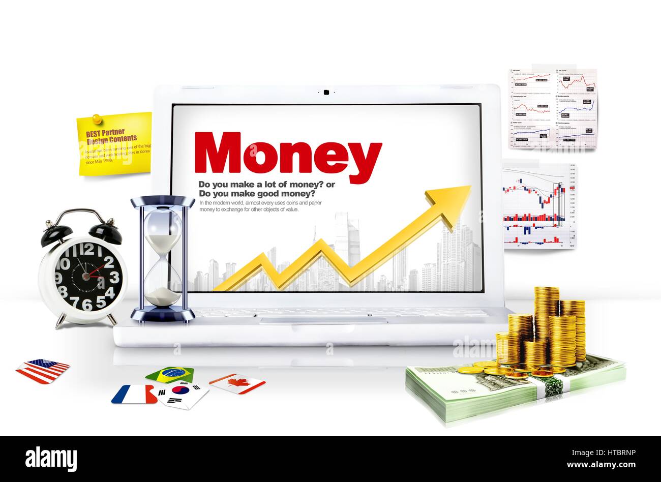 Finanzielle Dept Stockfoto Finanzielle Dept Stockfoto