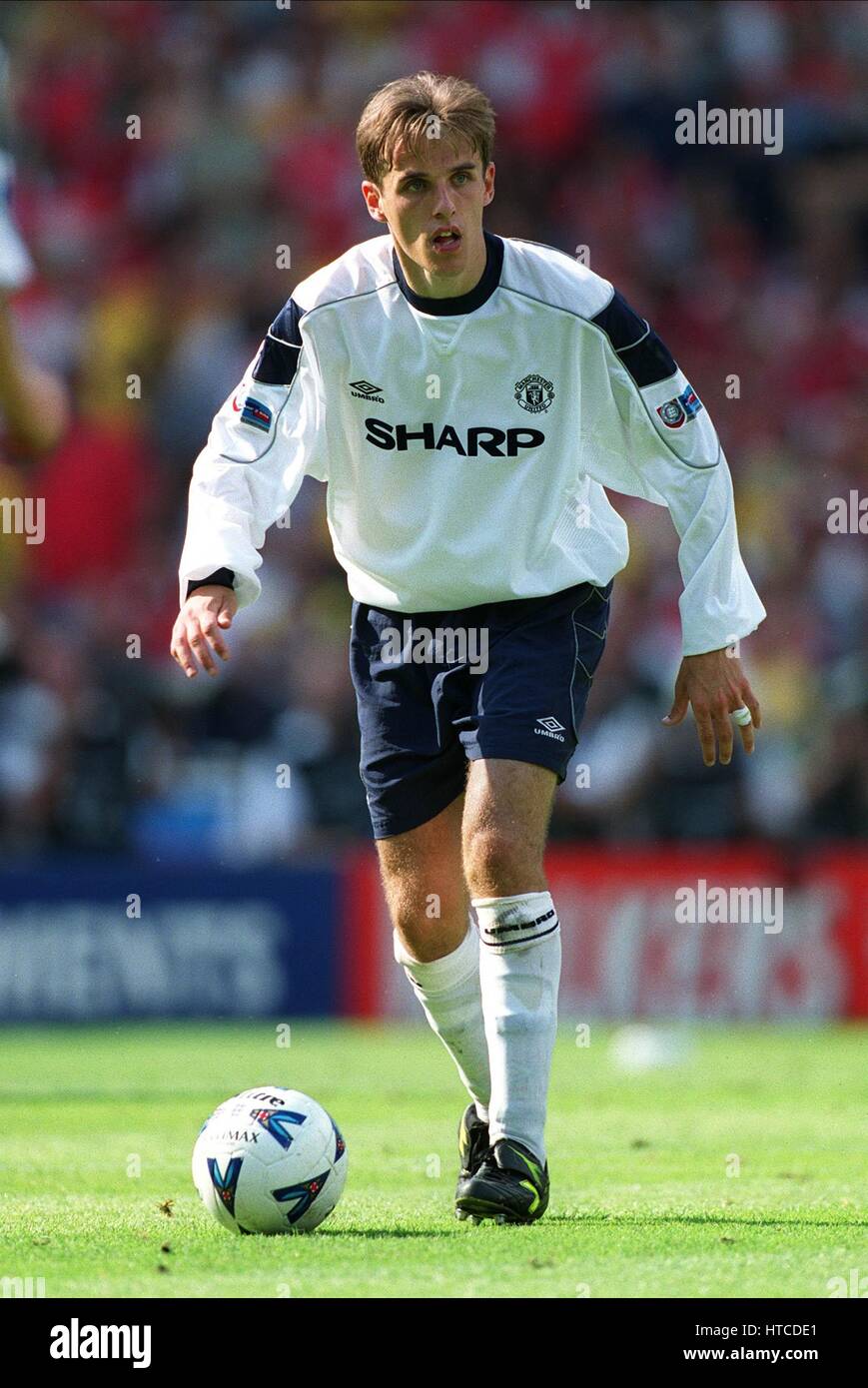 PHILIP NEVILLE MANCHESTER UNITED FC 1. August 1999 Stockfoto
