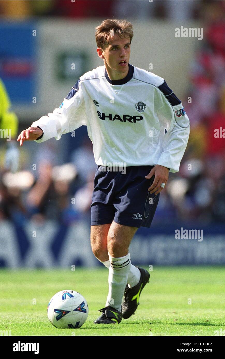 PHILIP NEVILLE MANCHESTER UNITED FC 1. August 1999 Stockfoto