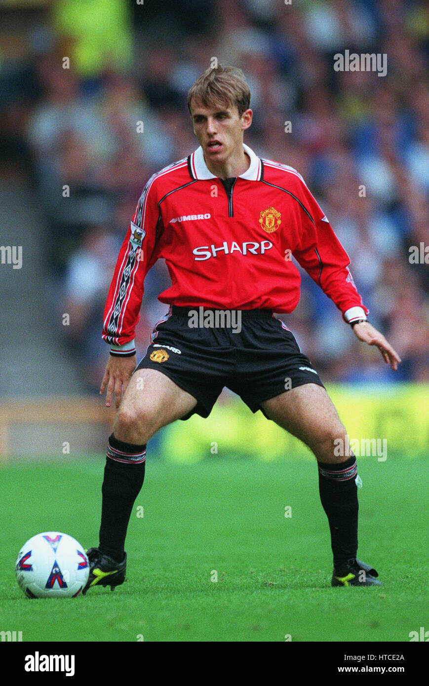PHILIP NEVILLE MANCHESTER UNITED FC 8. August 1999 Stockfoto
