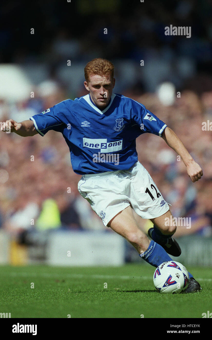 MARK PEMBRIDGE EVERTON FC 21. August 1999 Stockfoto