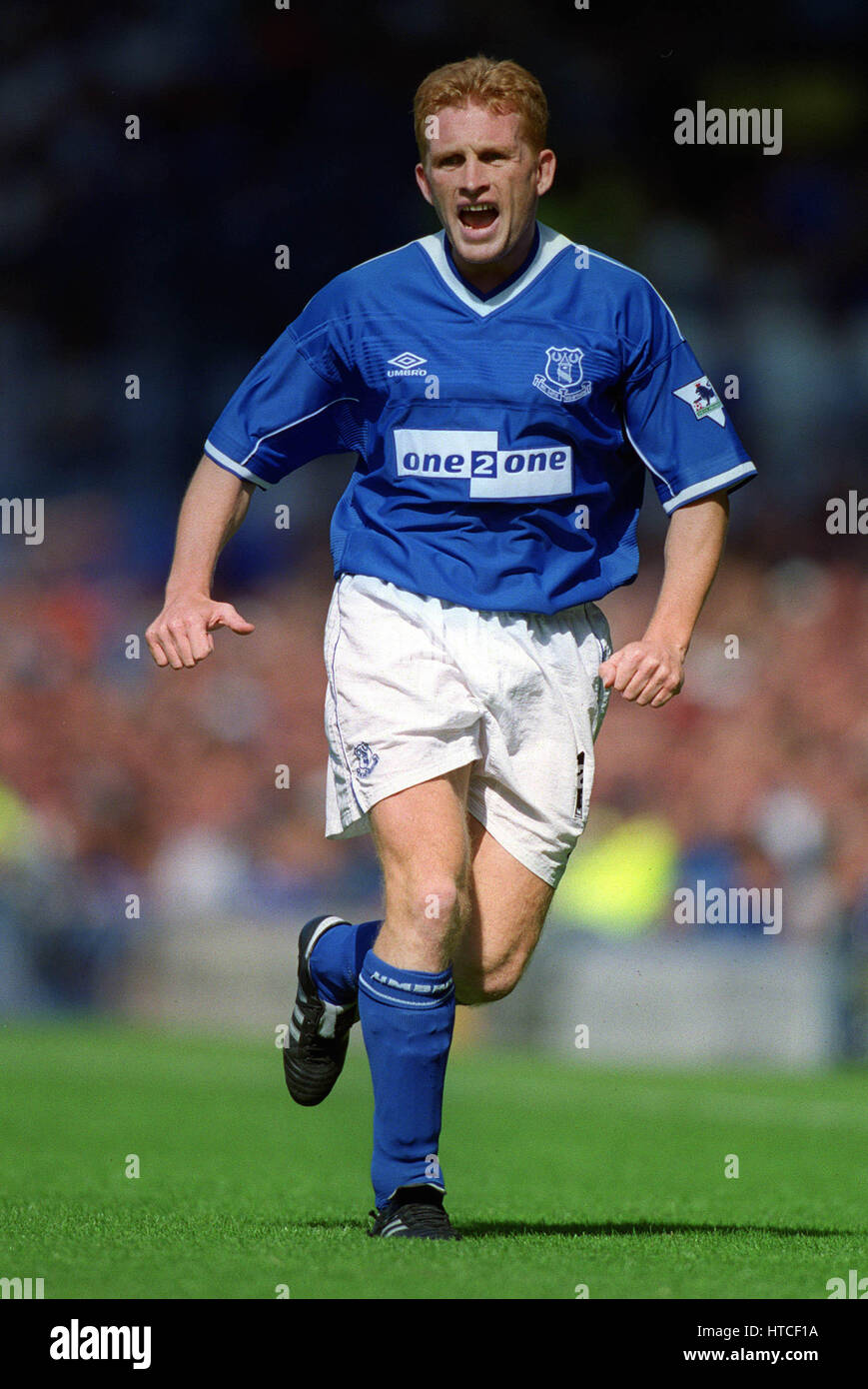 MARK PEMBRIDGE EVERTON FC 21. August 1999 Stockfoto