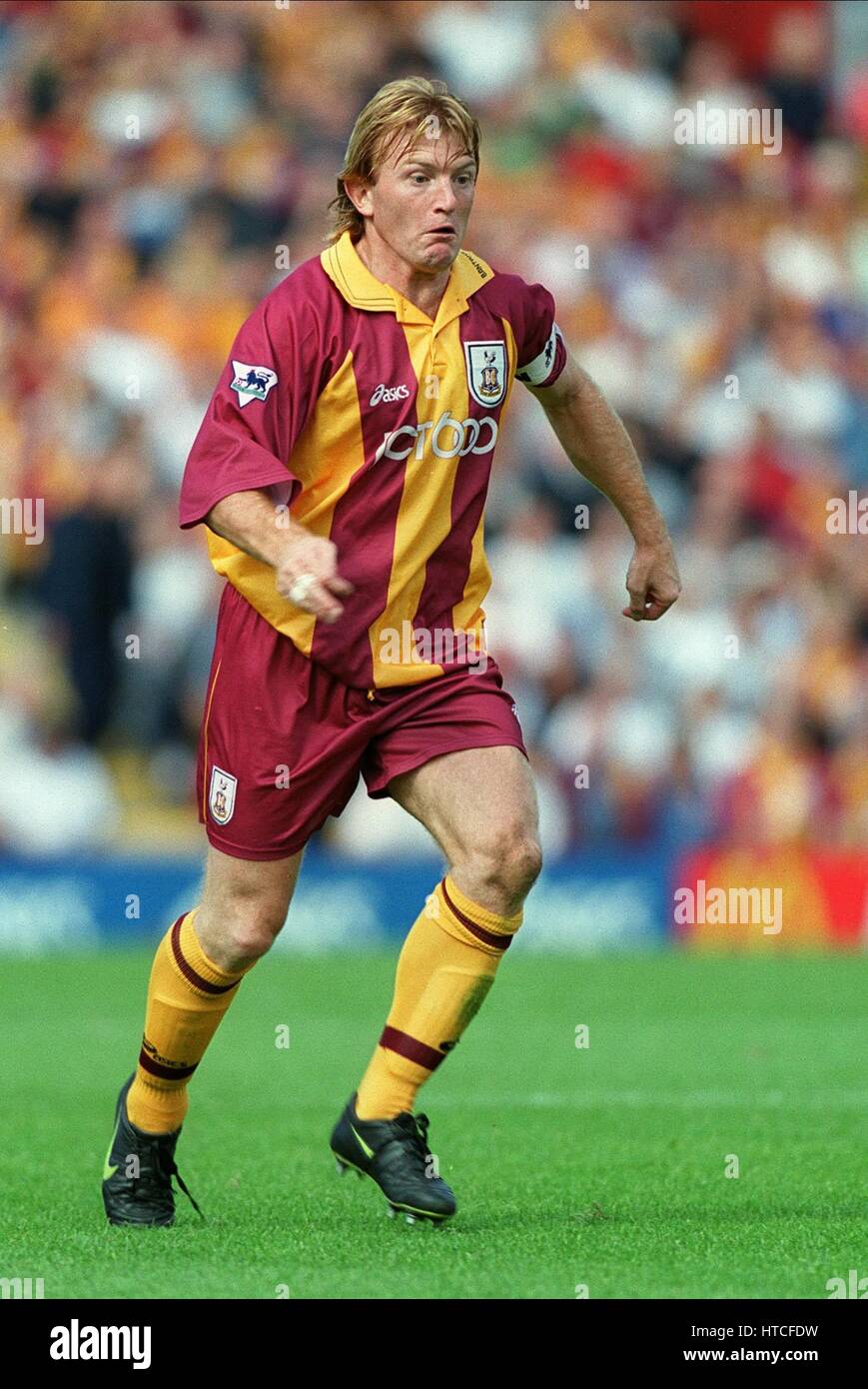 STUART MCCALL BRADFORD CITY FC 27. August 1999 Stockfoto