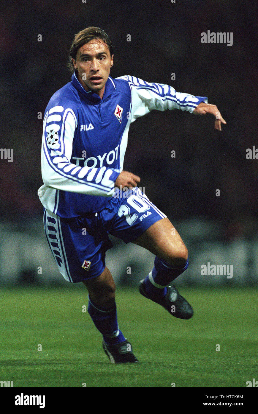 ENRICO CHIESA FIORENTINA 27. Oktober 1999 Stockfoto