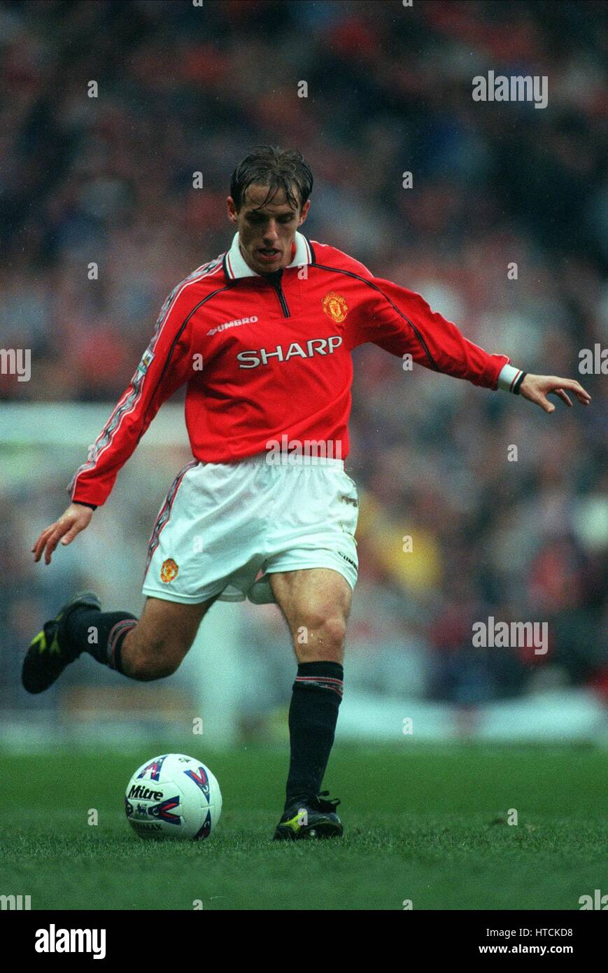 PHILIP NEVILLE MANCHESTER UNITED FC 30. Oktober 1999 Stockfoto
