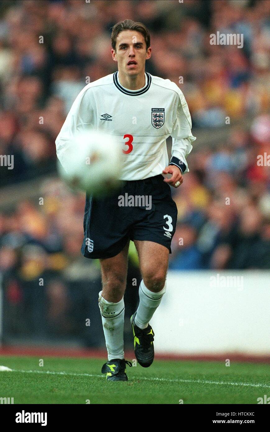 PHILIP NEVILLE ENGLAND & MANCHESTER UNITED FC 13. November 1999 Stockfoto