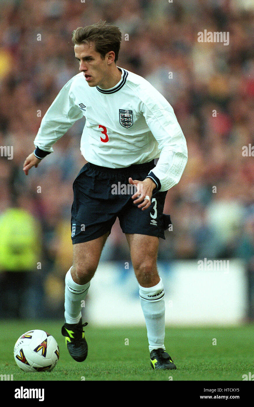 PHILIP NEVILLE ENGLAND & MANCHESTER UNITED FC 13. November 1999 Stockfoto