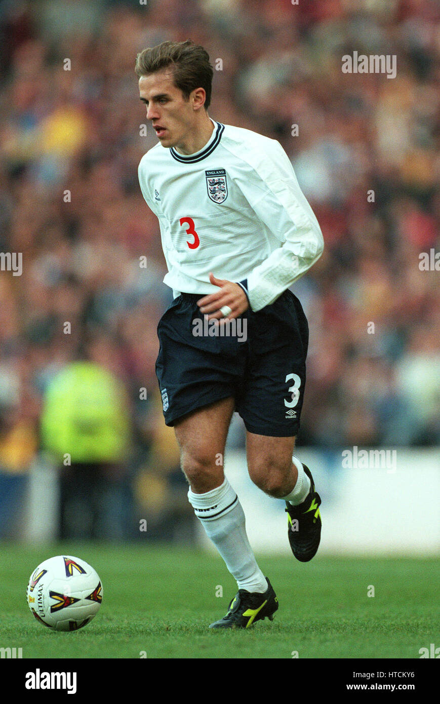 PHILIP NEVILLE ENGLAND & MANCHESTER UNITED FC 13. November 1999 Stockfoto