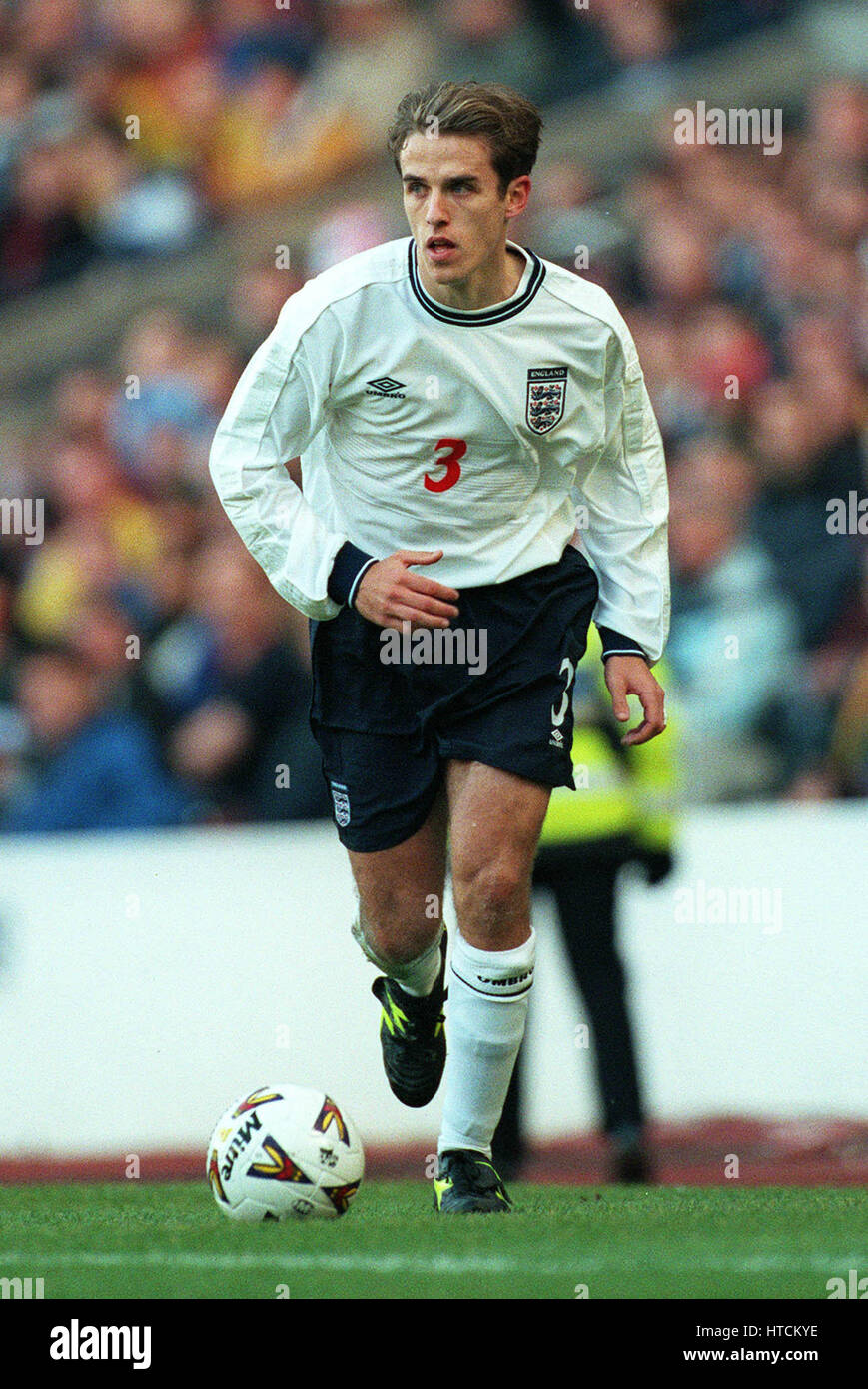 PHILIP NEVILLE ENGLAND & MANCHESTER UNITED FC 13. November 1999 Stockfoto
