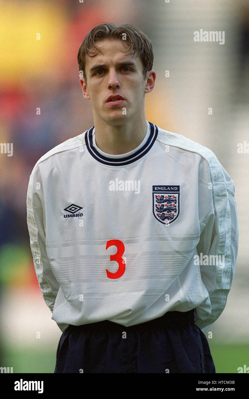 PHILIP NEVILLE ENGLAND & MANCHESTER UNITED FC 13. November 1999 Stockfoto