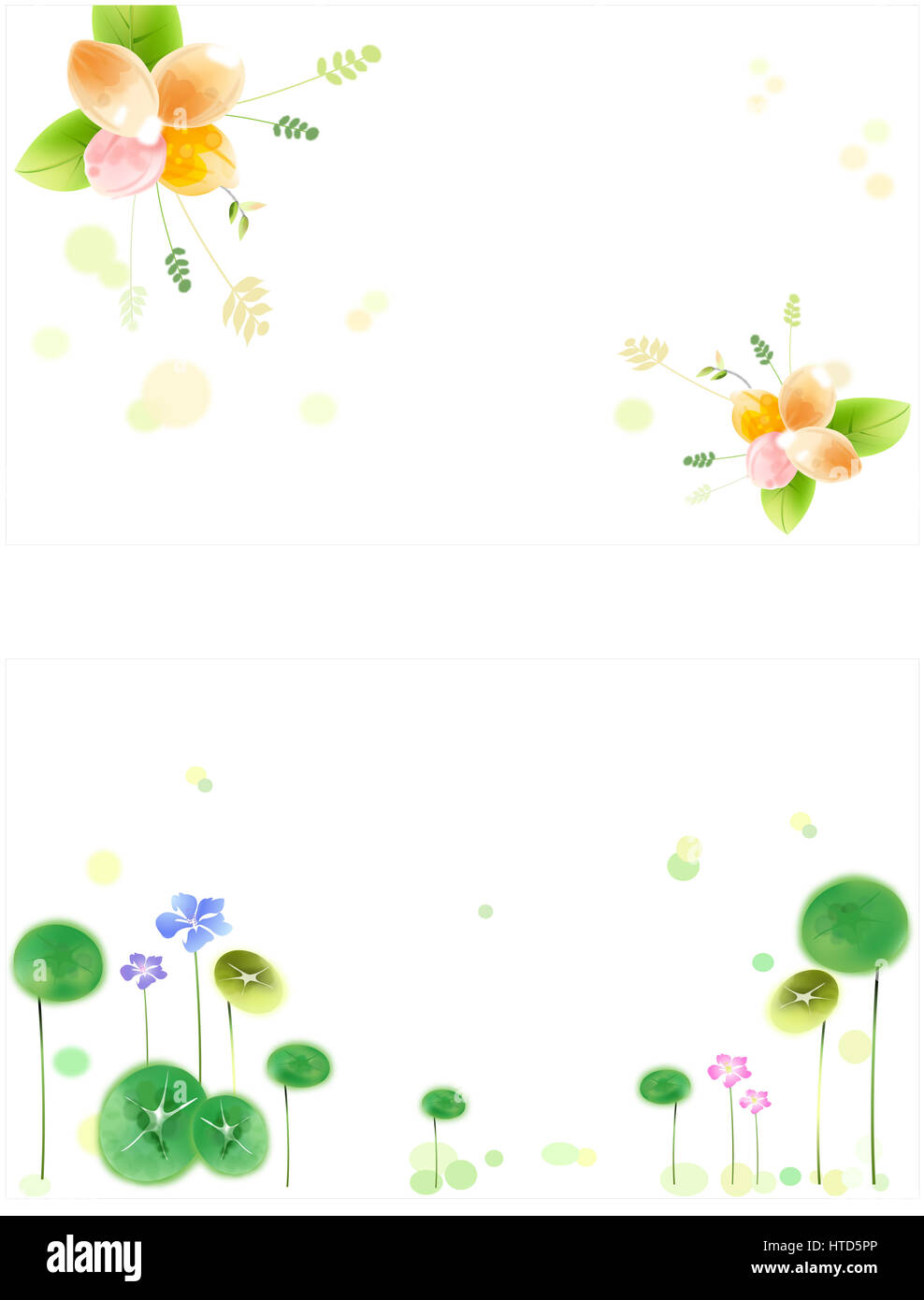 Freizeitaktivitäten Feder Stockfoto