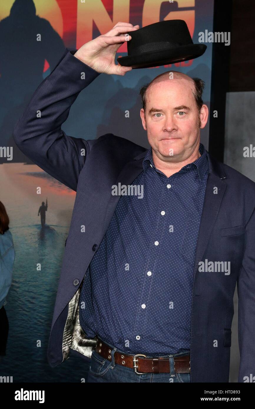 Los Angeles, CA, USA. 8. März 2017. David Koechner im Ankunftsbereich für KONG: SKULL ISLAND Premiere, der Dolby Theater in Hollywood und Highland Center, Los Angeles, CA 8. März 2017. Bildnachweis: Priscilla Grant/Everett Collection/Alamy Live-Nachrichten Stockfoto