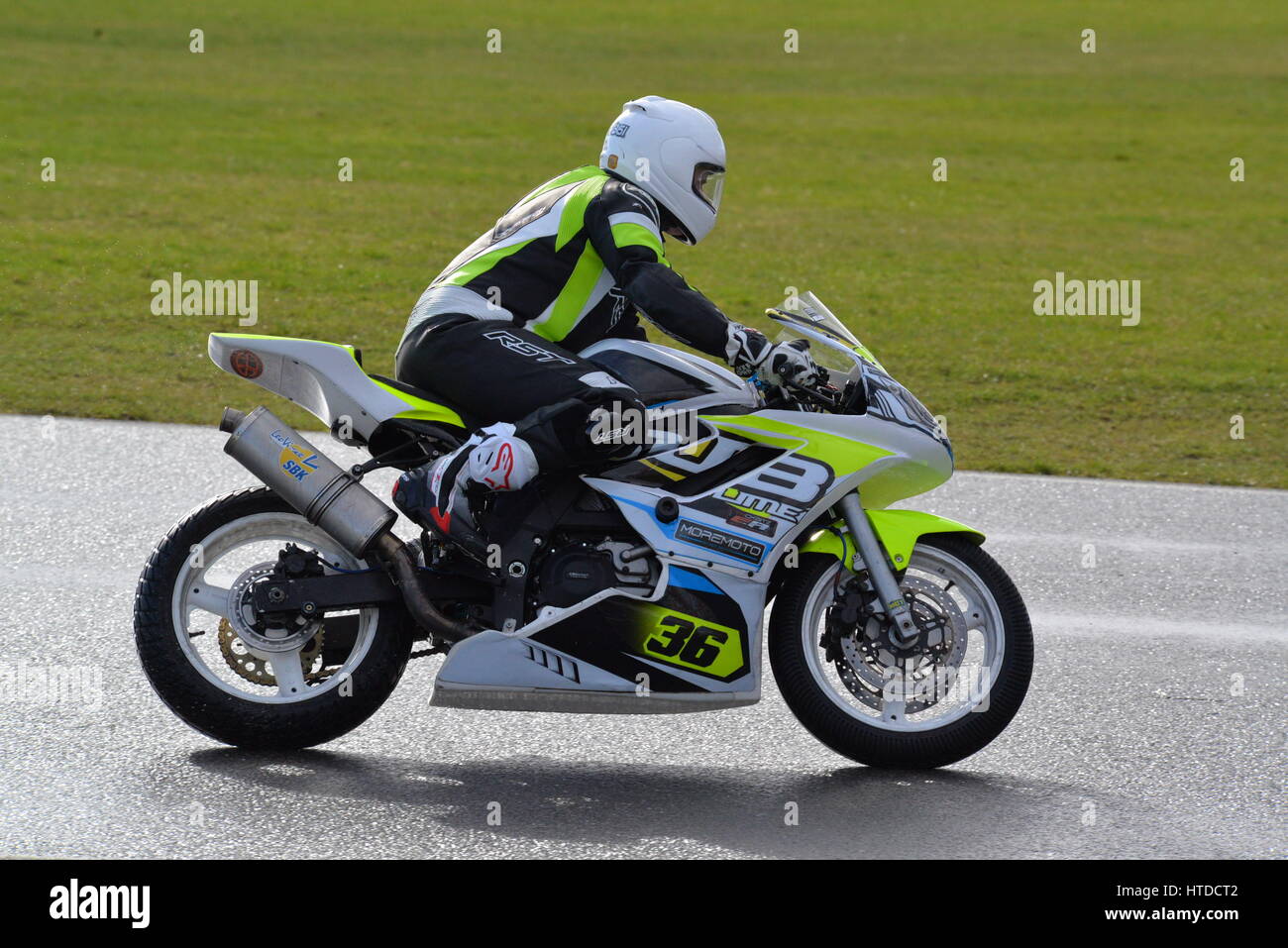 MSV Motorrad Track Days Snetterton Stockfoto