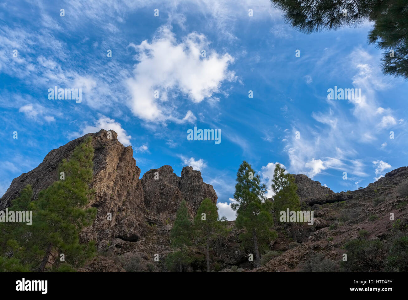 Gran Canaria, Roque Nublo Stockfoto