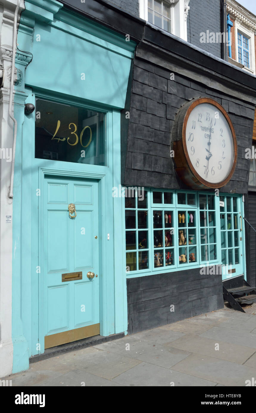 Vivienne Westwood Welten Enden Shop in des Königs Rd, Chelsea, London, UK. Stockfoto