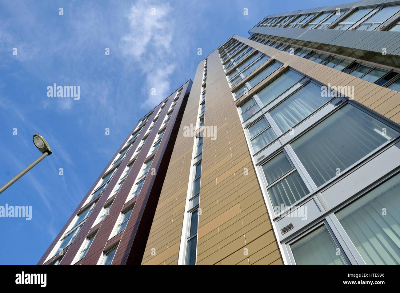 Moderne Wohnanlage in Edgware Road, Colindale, London, Großbritannien. Stockfoto