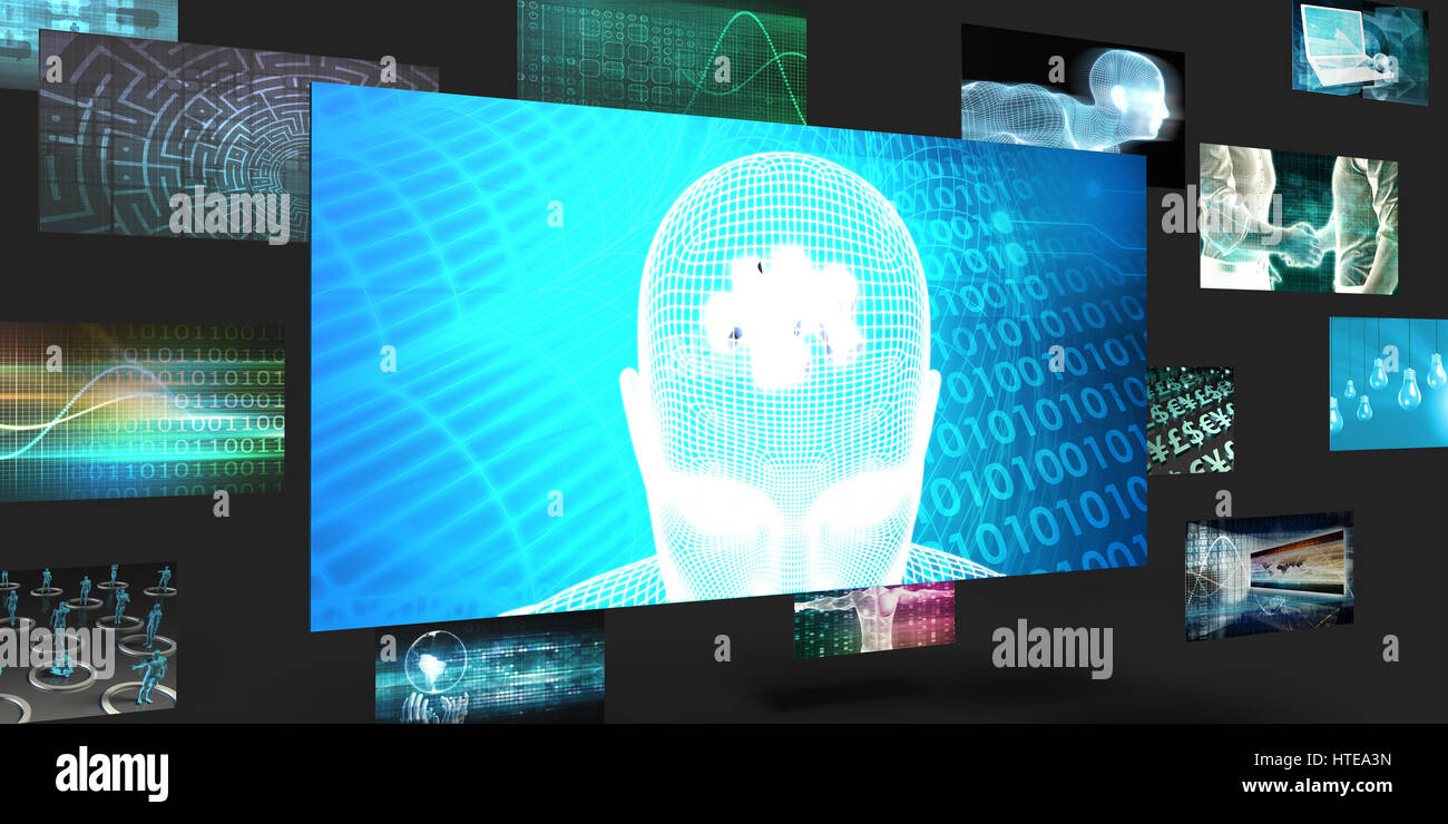 Entfesseln Sie Ihre potenziellen Vertriebs- und abstraktes Stockfoto