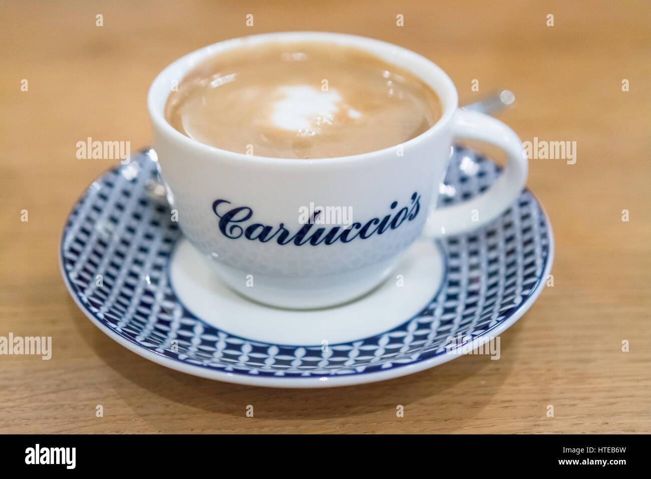 Carluccio Kaffeetasse Stockfoto