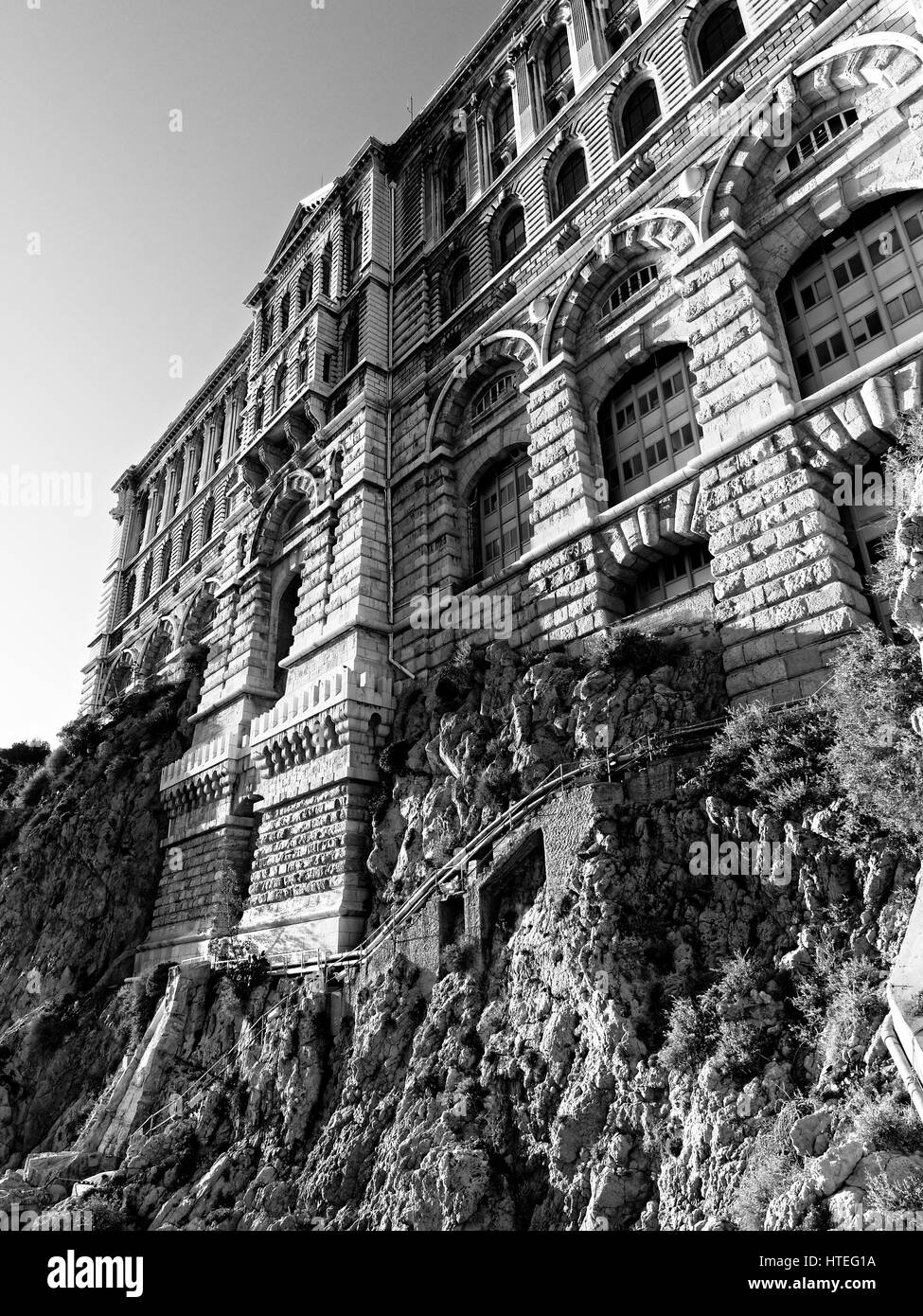 Meeresmuseum, Monaco, souveränen Stadtstaates, Côte d ' Azur, Westeuropa Stockfoto