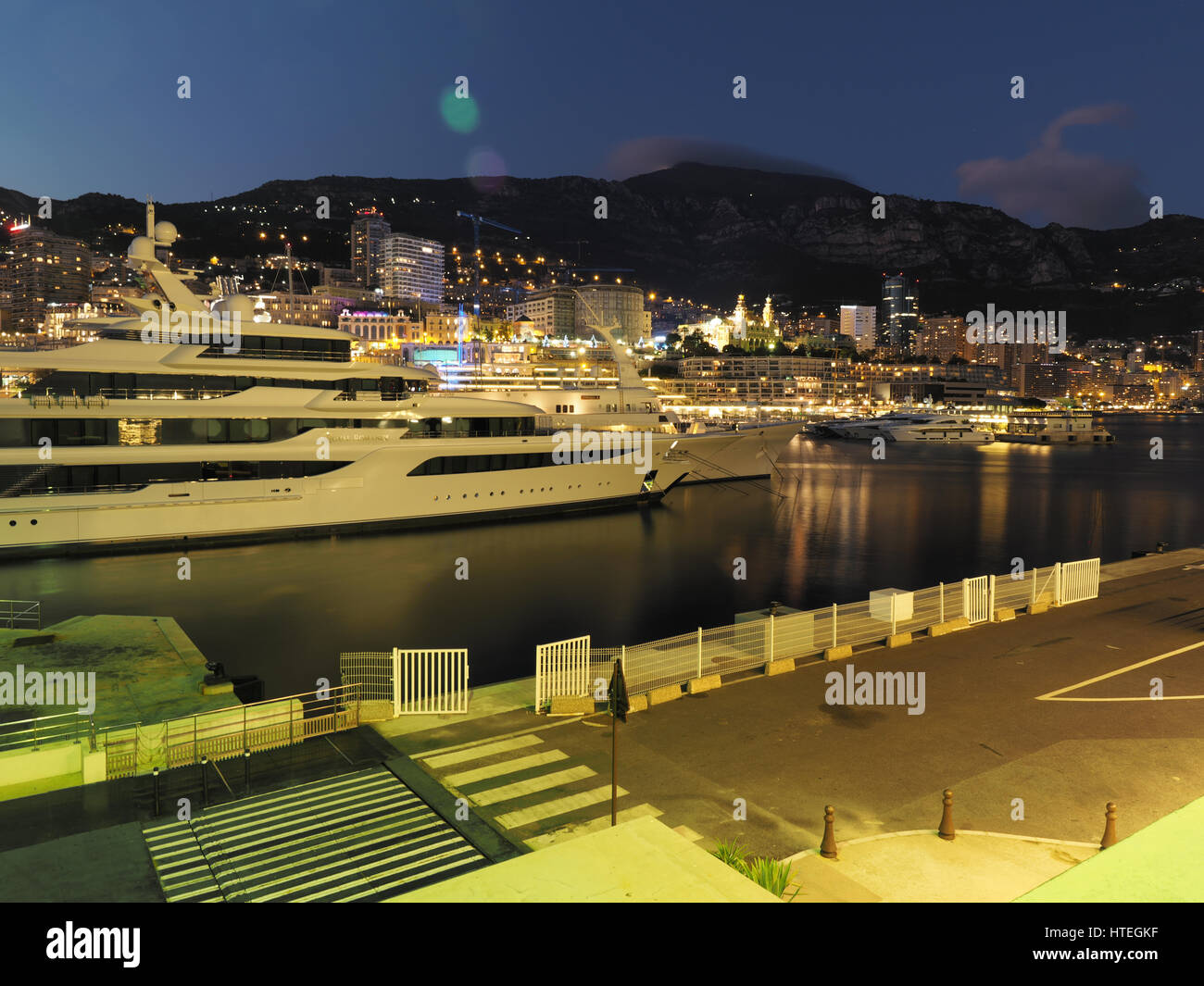Staatsvertraglichen von Monaco an der Côte d ' Azur ´ Frankreich Cote Azur Stockfoto