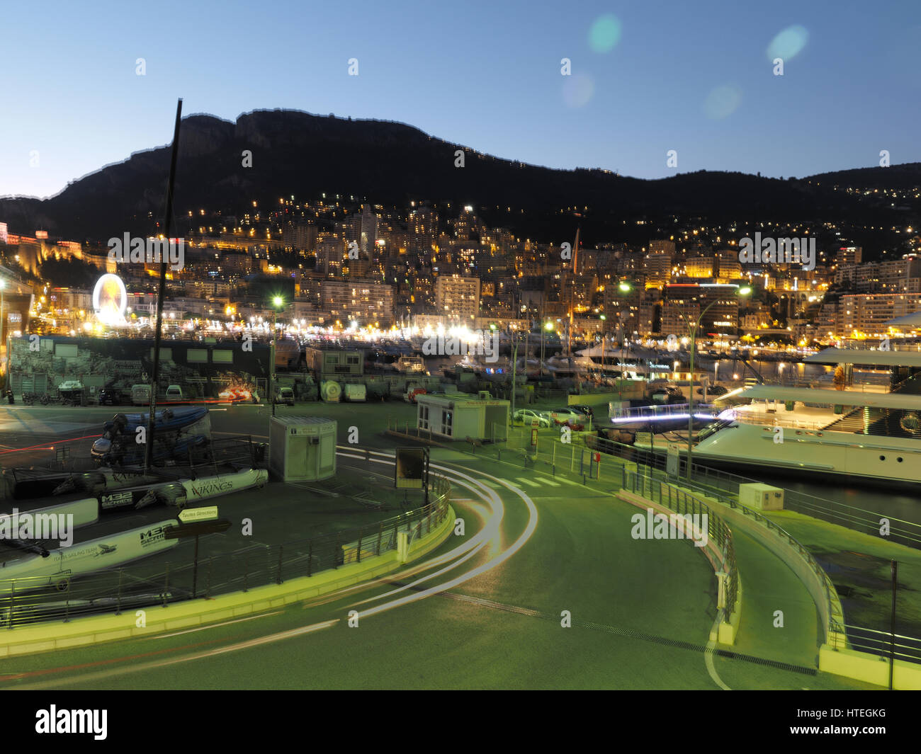 Staatsvertraglichen von Monaco an der Côte d ' Azur ´ Frankreich Cote Azur Stockfoto