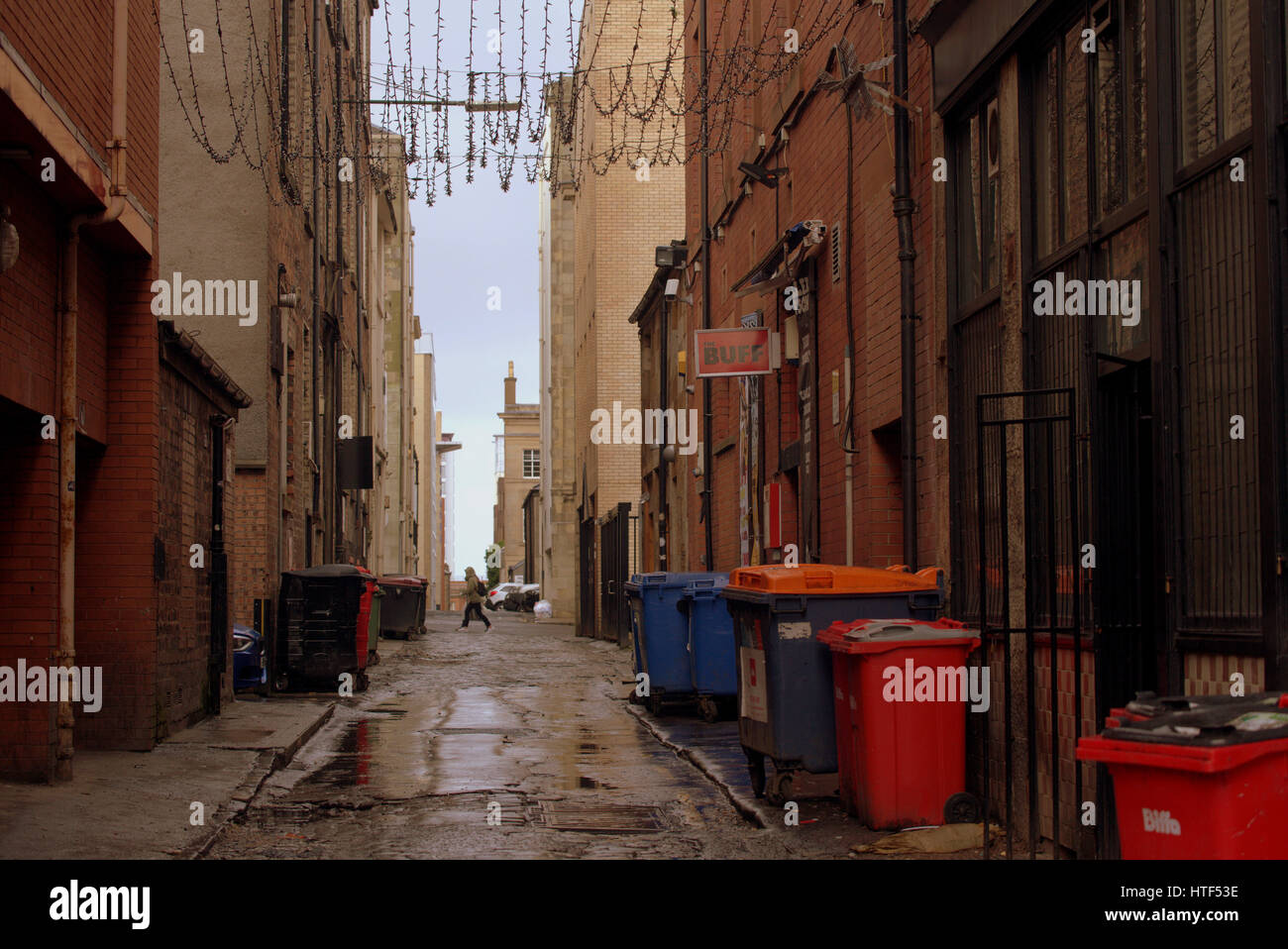 Glasgow City Stadtbild Straßenszene Stockfoto