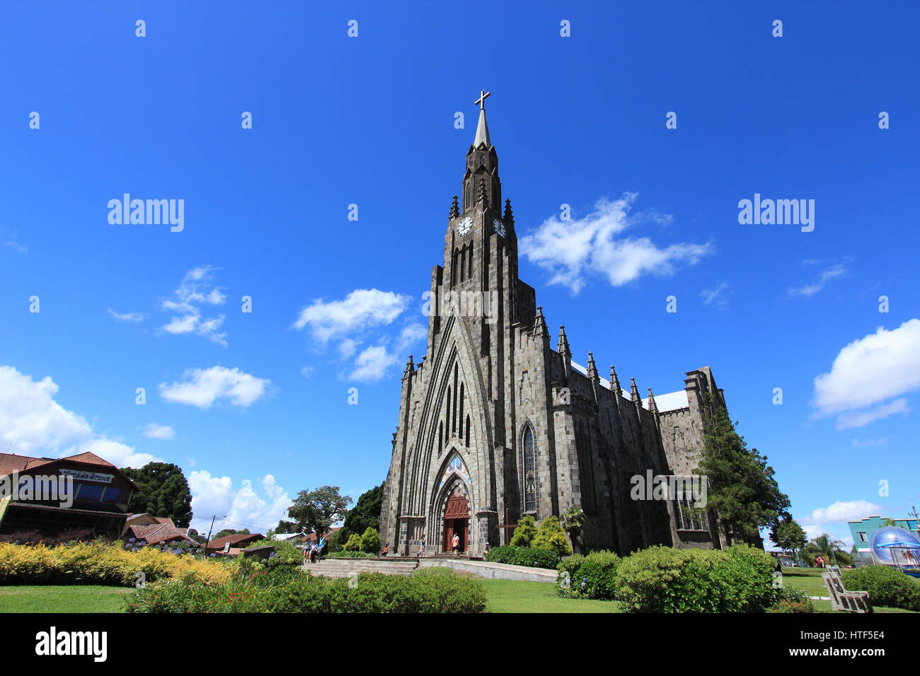 Kirche in Canela, RS - Brasilien Stockfoto