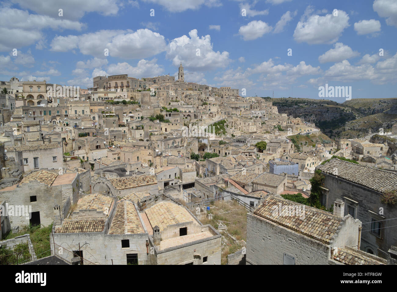 Matera, Europäische Kulturhauptstadt für 2019. Stockfoto