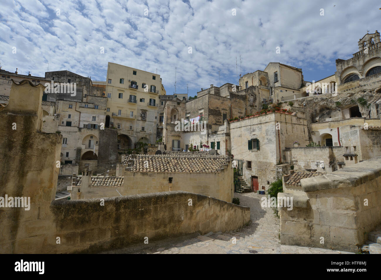Matera, Europäische Kulturhauptstadt für 2019. Stockfoto