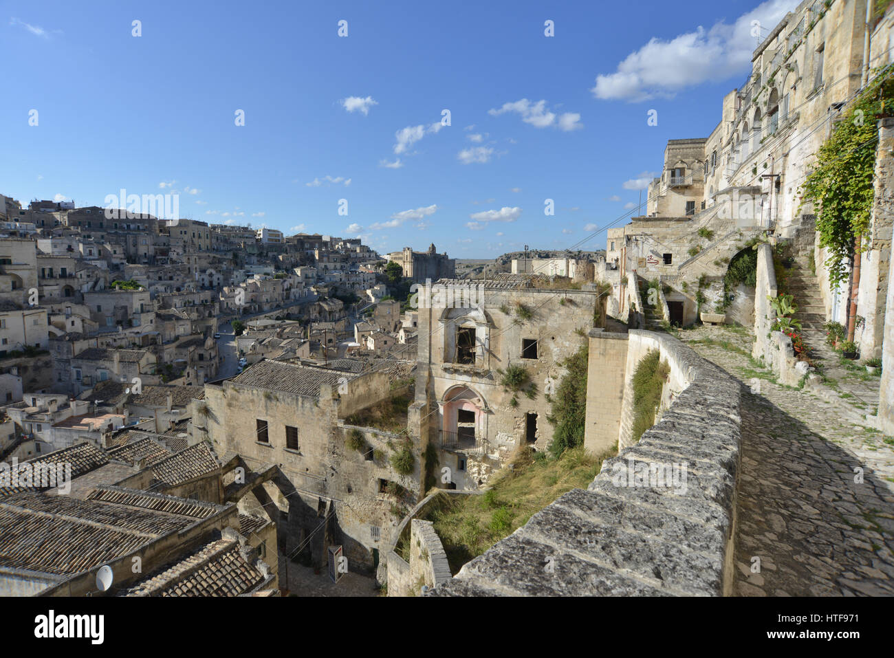 Matera, Europäische Kulturhauptstadt für 2019. Stockfoto
