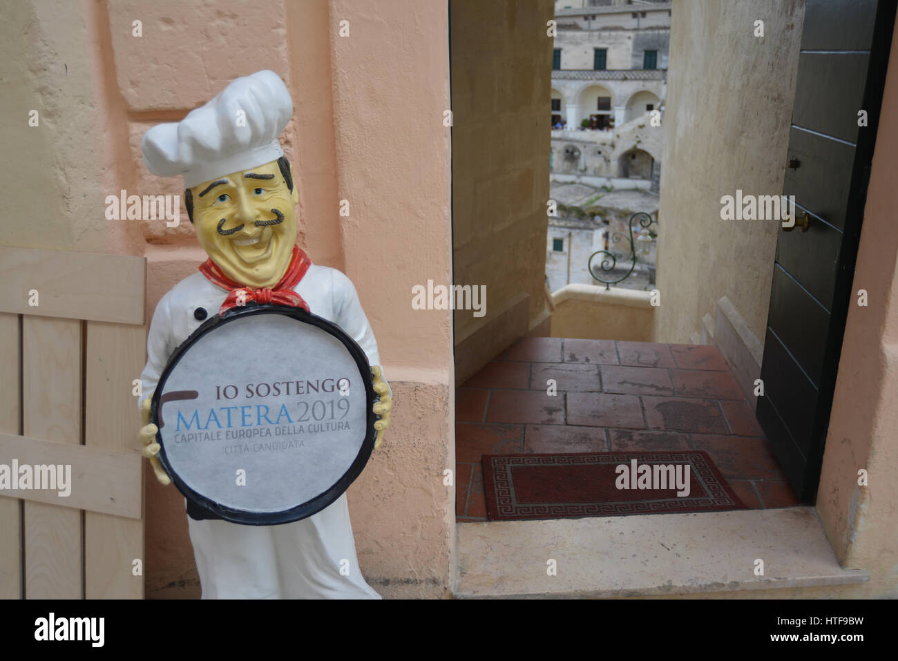 Matera, Europäische Kulturhauptstadt für 2019. Stockfoto