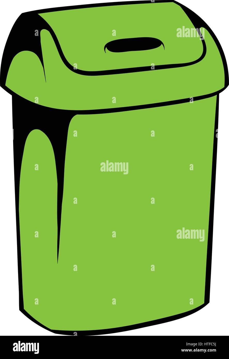 Papierkorb Symbol Symbol Cartoon Stock Vektorgrafik Alamy