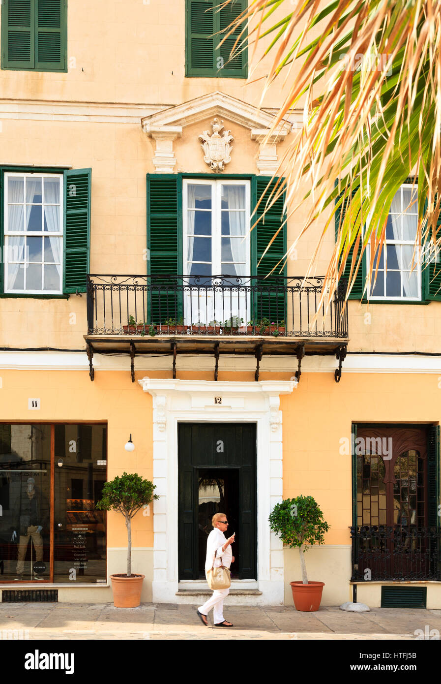 Mahon, Menorca, Spanien Stockfoto