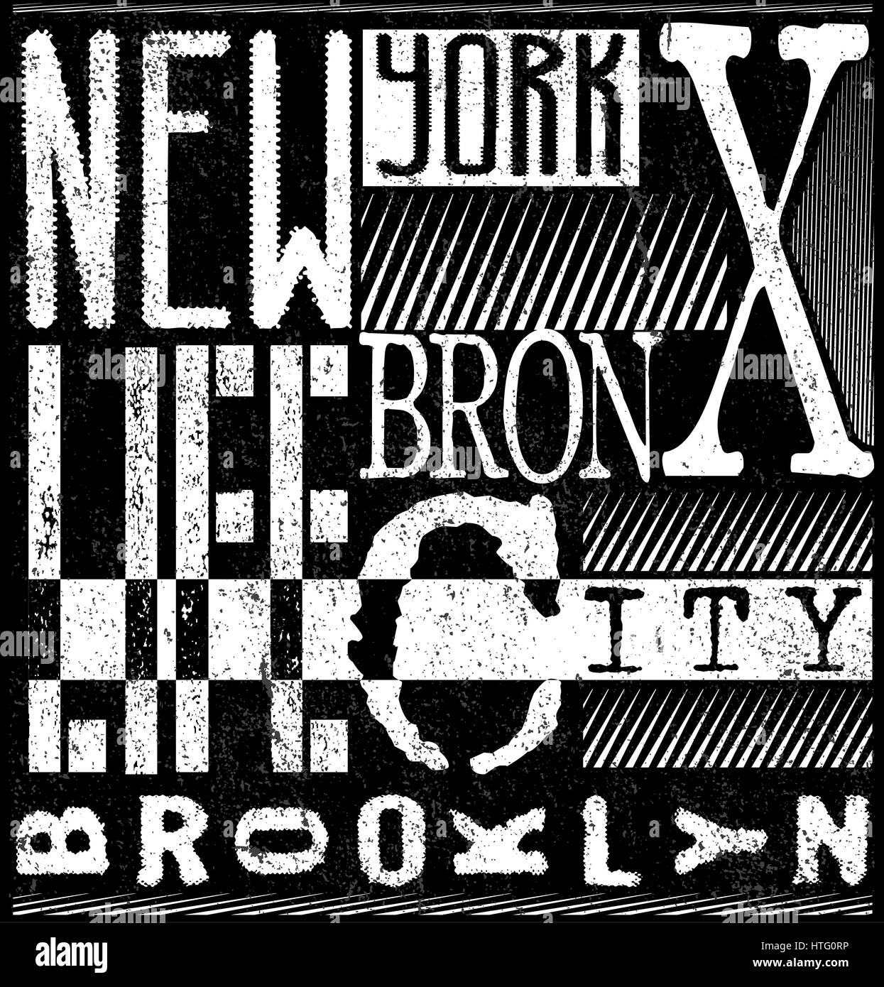 New York Typografie, Grafik-t-Shirt. Vektor-Illustrationen. Stockfoto