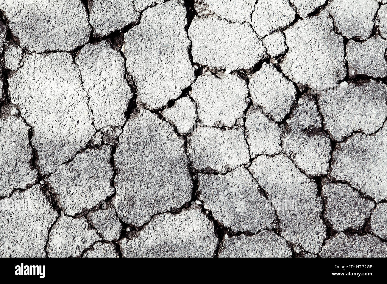 Gebrochene Pflaster Hintergrund. Stockfoto