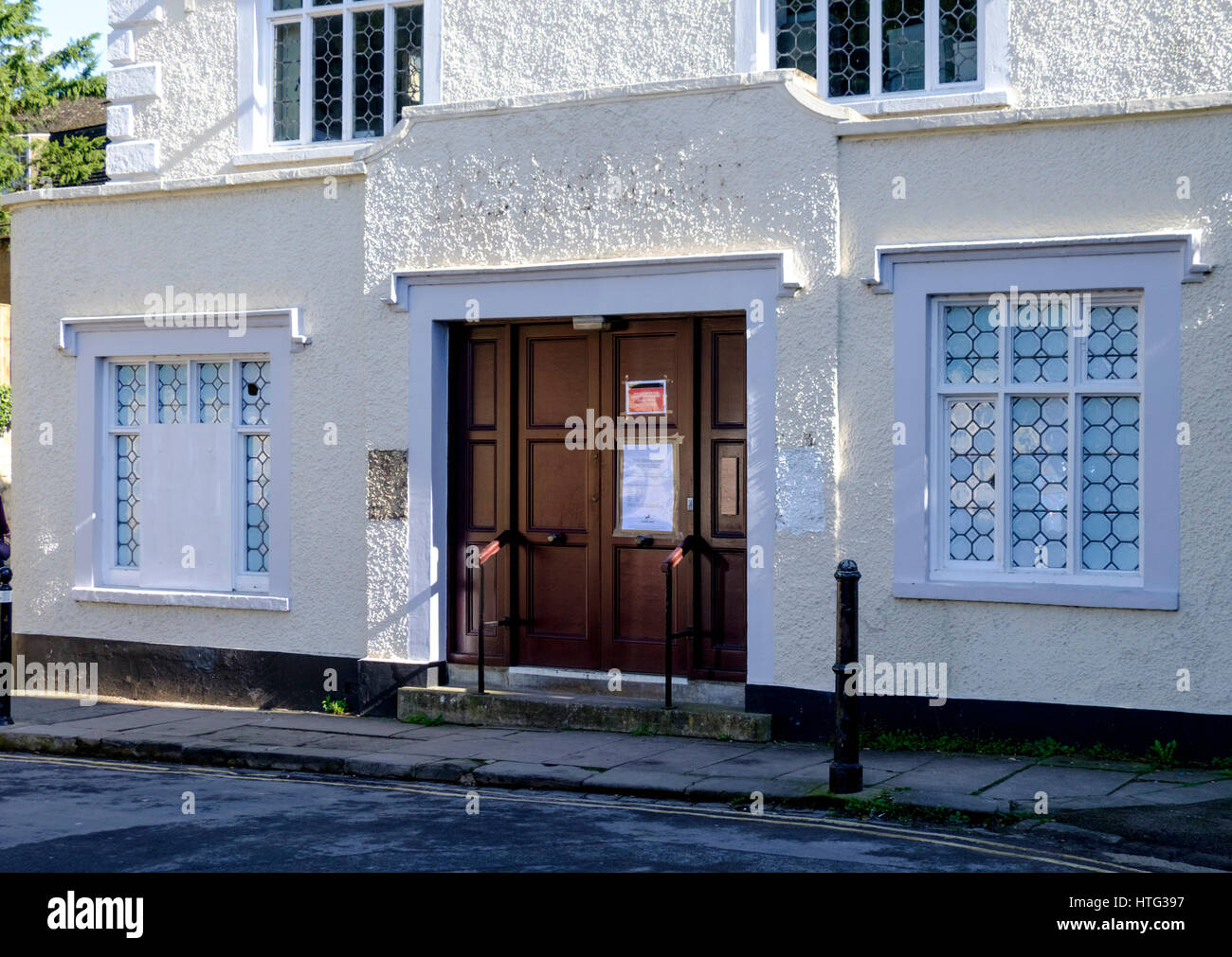 LLoyds Bank ist jetzt in Winchcombe, einem Cotswold Village in Gloucestershire England Großbritannien geschlossen. Stockfoto