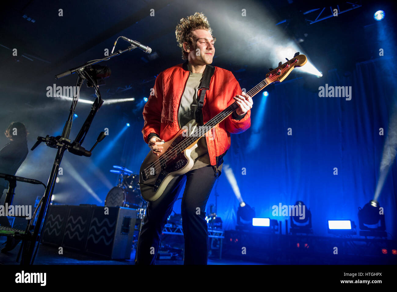 Manchester, UK. 11. März 2017. Niedriger als Atlantis erklingt in Manchester Academy Credit: Gary Mather/Alamy Live News Stockfoto