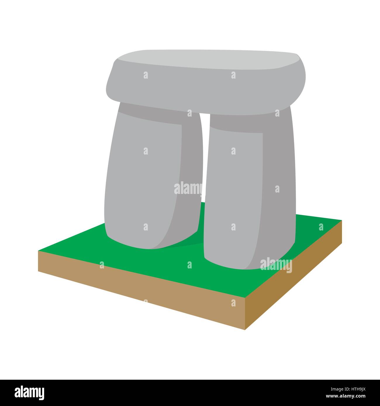 Stonehenge-Symbol, Cartoon-Stil Stock Vektor