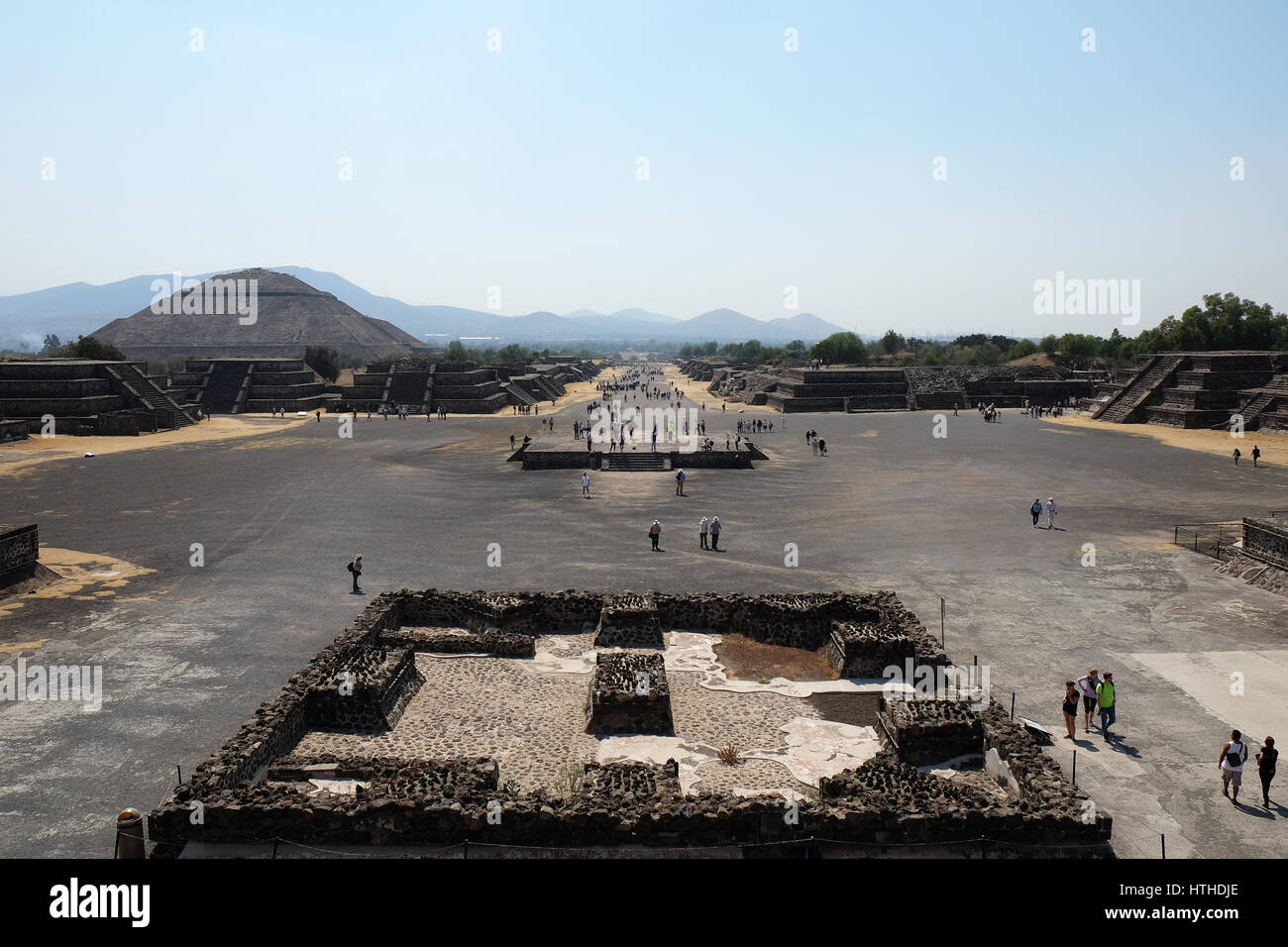 Teotihuacan historischen Komplex, das Tal von Mexiko, Mexico