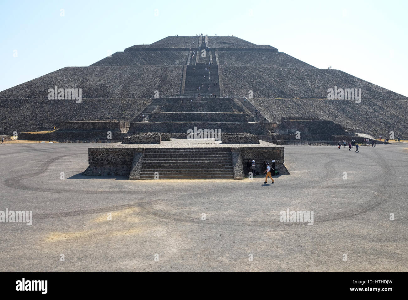 Teotihuacan historischen Komplex, das Tal von Mexiko, Mexico. Stockfoto