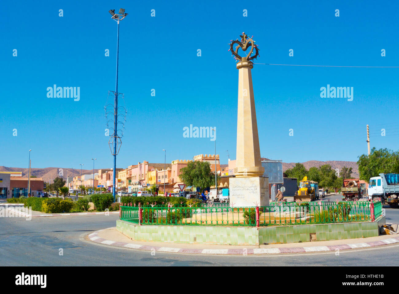 Allee, Bouizakarne, Guelmim-Oued Region, Marokko Stockfoto