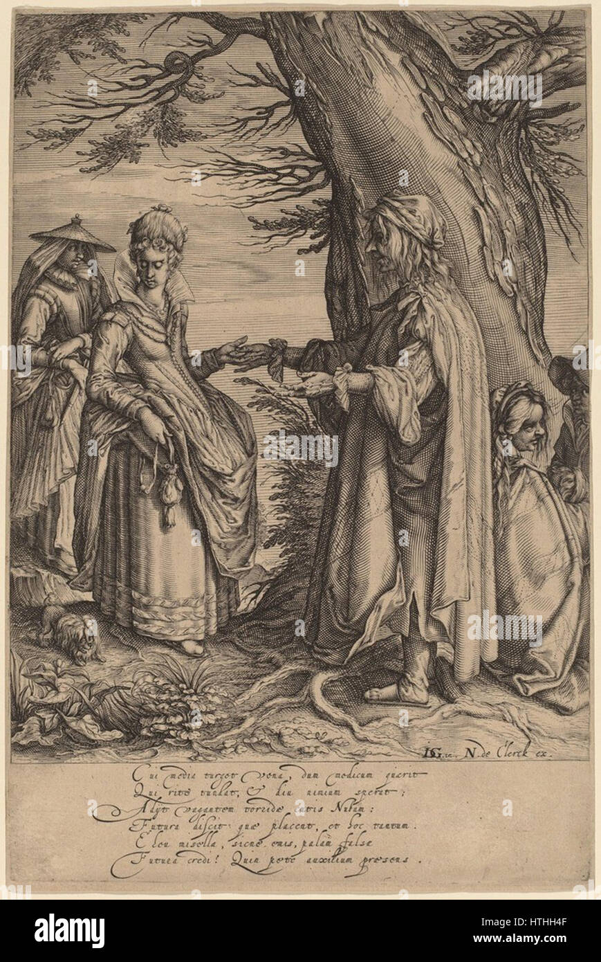 Jacob de Gheyn II. Diseuse de Bonne Aventure c.1608 National Gallery of Art Stockfoto