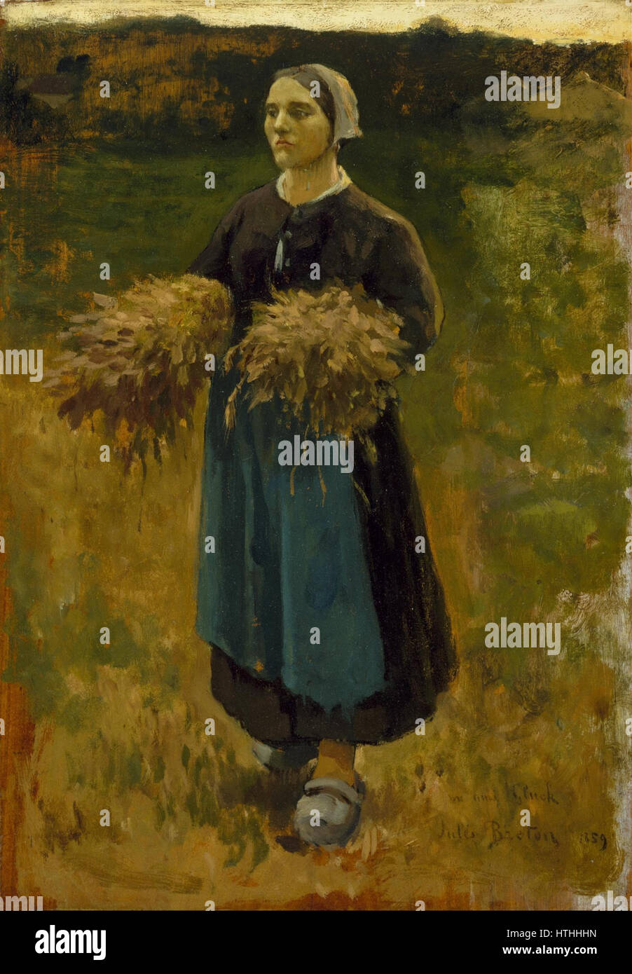 Jules Breton - Gleaner - Google Art Project Stockfoto