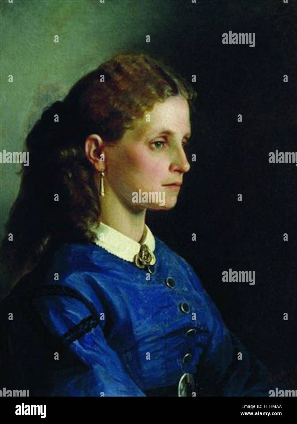 REPIN Yanitskaya 1865 Stockfoto