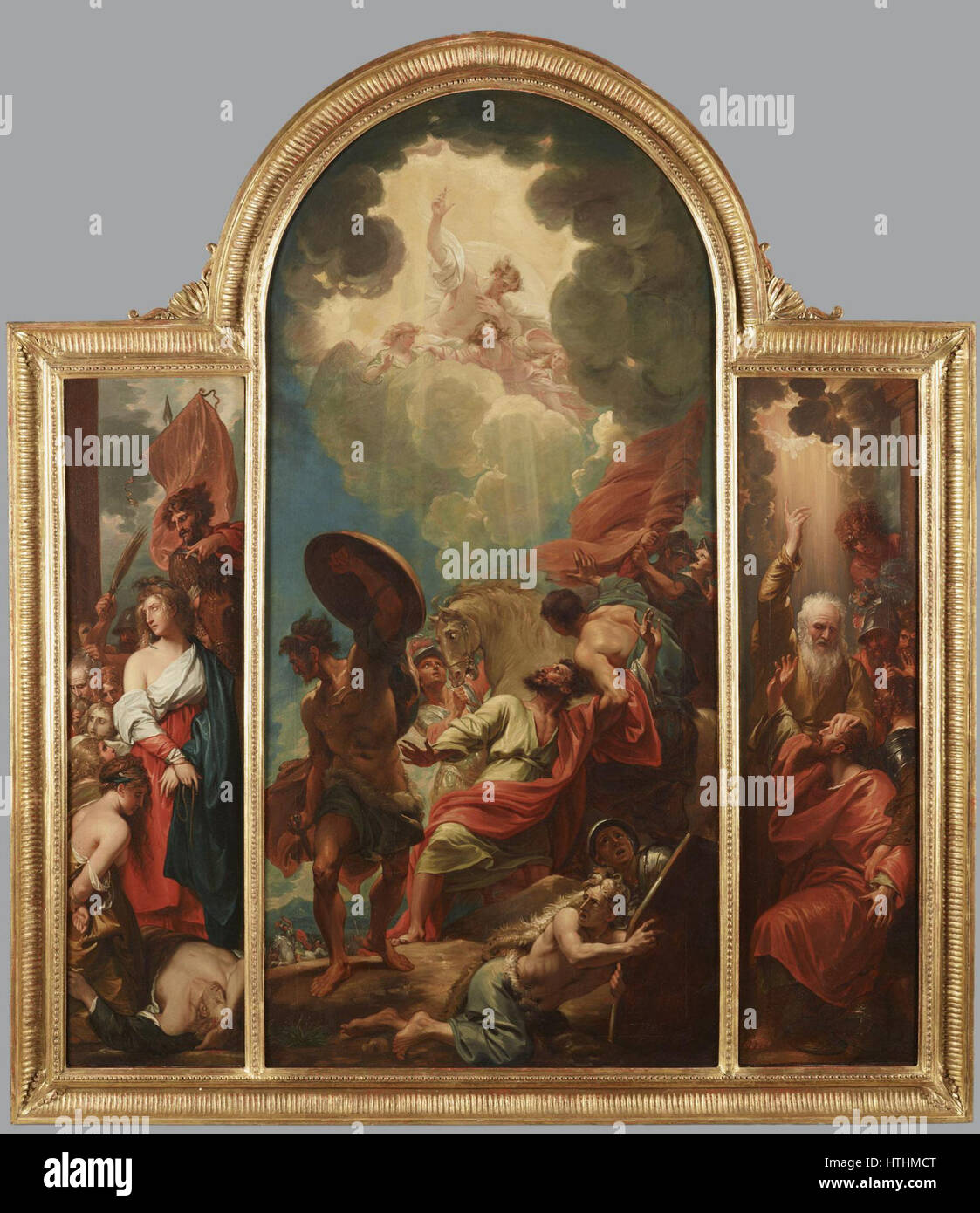Die Bekehrung des Heiligen Paulus von Benjamin West Stockfoto