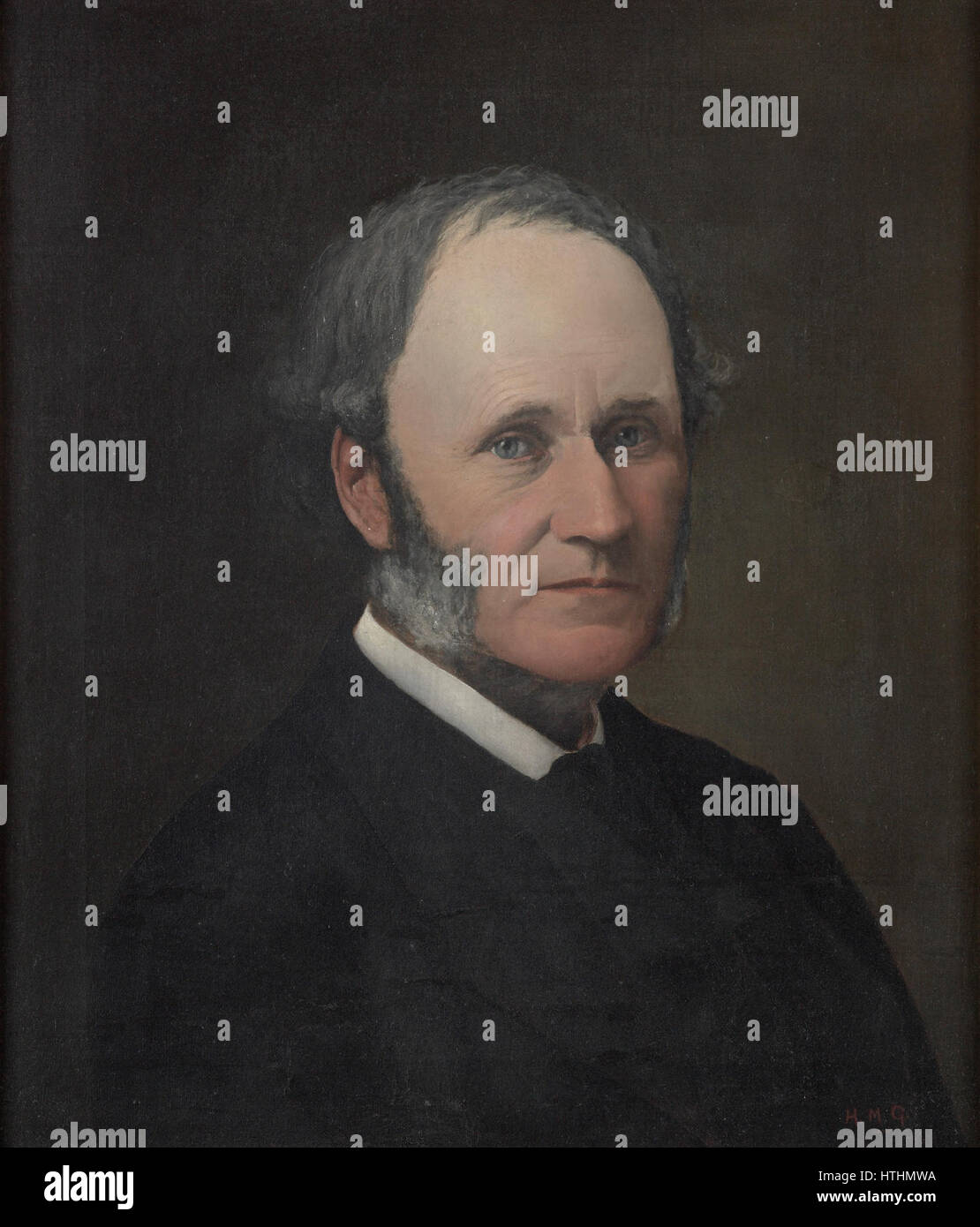 Dieses Gemälde von John Buchanan, Teil der Sammlung MA I087863, stellt eine Genreszene aus der Mitte des 19. Jahrhunderts dar. Buchanans Arbeiten sind dafür bekannt, den Alltag mit Liebe zum Detail, Farbe und Licht festzuhalten, oft mit Figuren in häuslichen Umgebungen. Stockfoto