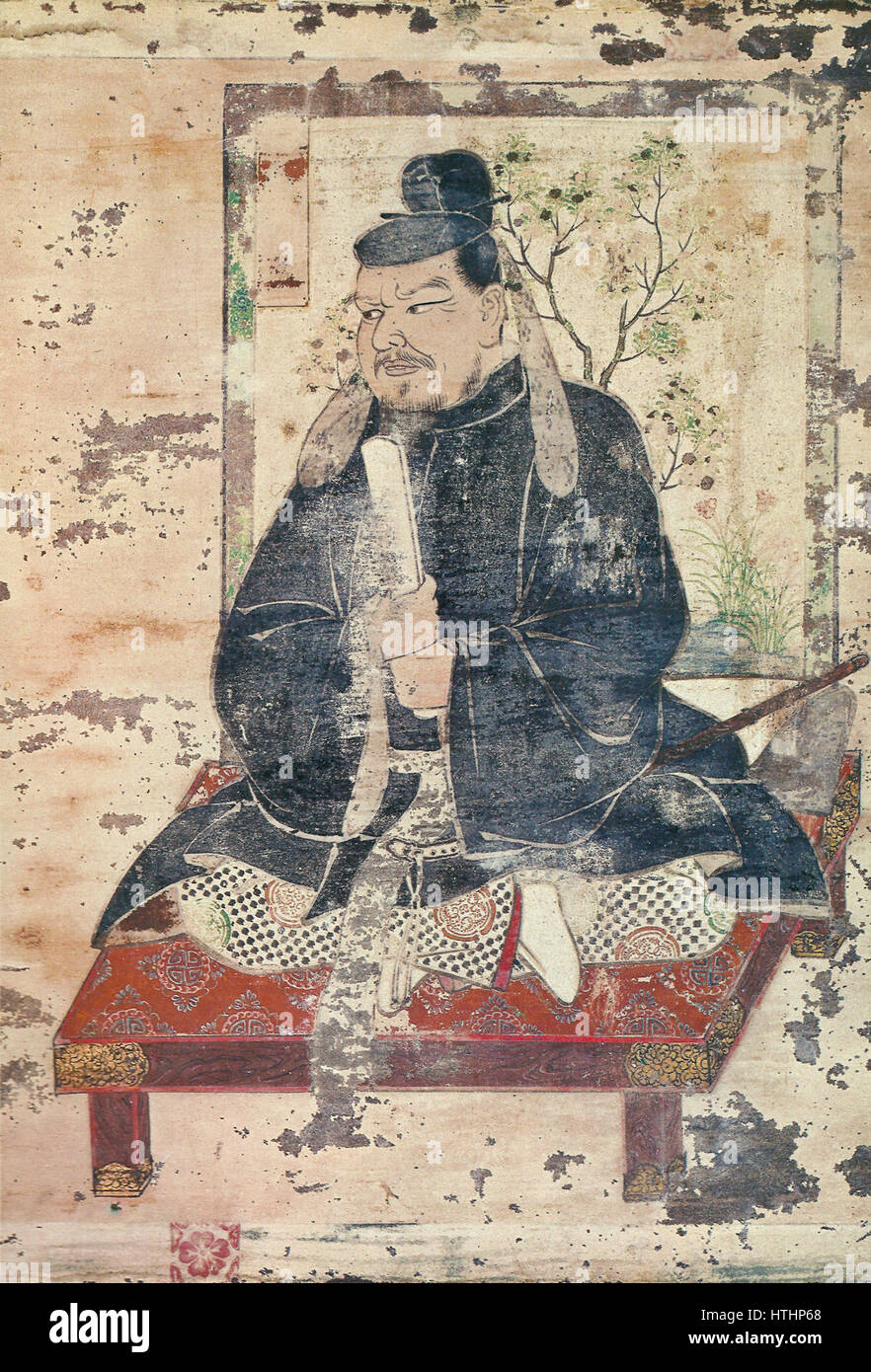 Shinzo ist ein bemerkenswertes Werk im Zusammenhang mit dem Yasumigaoka Hachimangu Yakushiji, das seine kulturelle und spirituelle Bedeutung in der japanischen Tradition unterstreicht. Das Stück reflektiert religiöse Themen, handwerkliches Können und die Bedeutung des Ortes in der japanischen Geschichte. Stockfoto