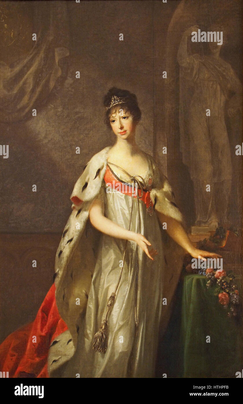Maria Pawlowna J.F.A. Tischbein@Weimar Schlossmuseum Stockfoto Maria Pawlowna J.F.A. Tischbein@Weimar Schlossmuseum Stockfoto